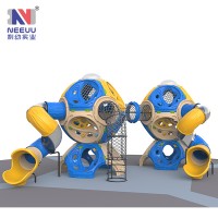 LY12501 Molecular climbing series rock climbing trestle kids outdoor climbing frame playground equipment