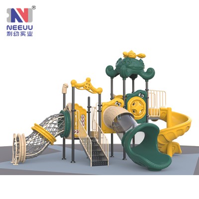 LY10101 Magic House Series New Style Sports Plastic Small Outdoor Playground with Slide