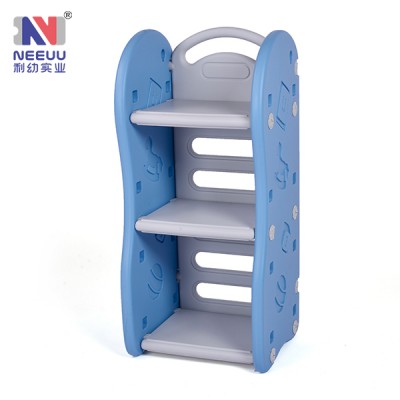 Combination plastic corner storage shelf for kids