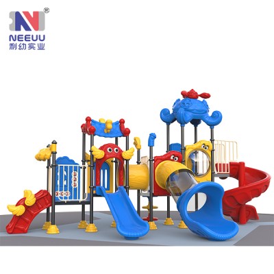 LY10001 Magic house series funny good quality children games amusement and outdoor slide playground equipment