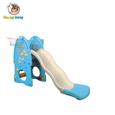 New style multifunctional slide 2 in 1 playground equipment with ball pool for children