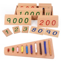 New design preschool blocks children montessori toys  materials wooden early Learning Educational  items for children