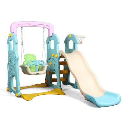 Factory price plastic children indoor playground slide  new design toys baby slide