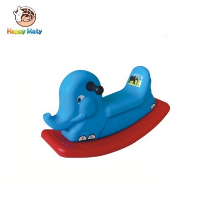 Liyou factory sale rocking horse of double-color elephant for kids