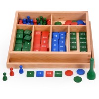 School educational tools wooden montessori toys temperature feel panel learning set for preschool kids