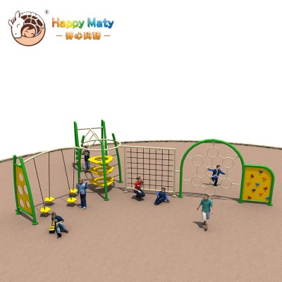 Physical Training Series children outdoor climbing slide playground equipment