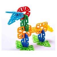 Kids Educational Toy Snow Flakes Building Block Snowflake Building Blocks Plastic Safe Intelligence Toys