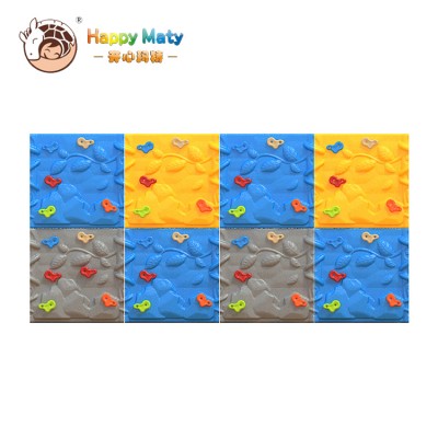 LY14201 Ocean Type Kids Outdoor New Design Plastic Rock Climbing Wall Backyard Climbing Wall