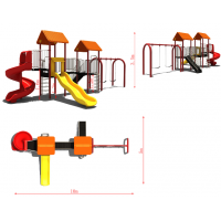 outdoor kids children playground equipment for kindergardten